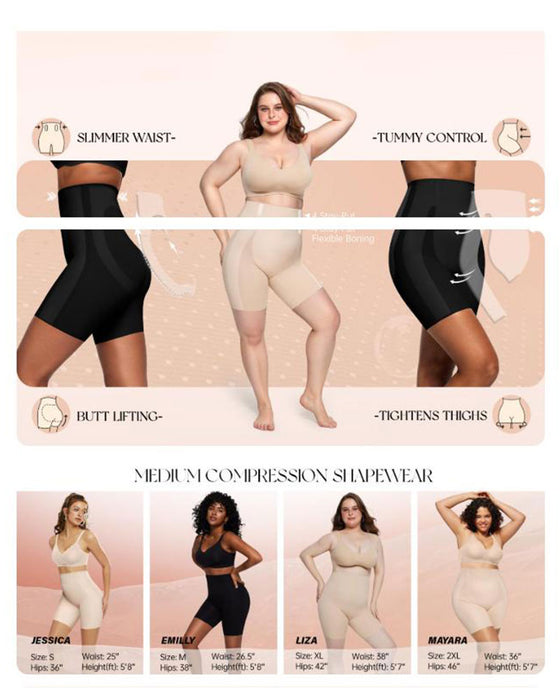 Buikcontrole Shapewear Ademende Comfortabele Shorts Voor Dames Billiftende Body Shaper Shorts Hoge Taille Naadloze Girdles Onder Jurk