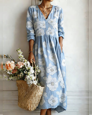 Jurk Bloemenprint Vakantie