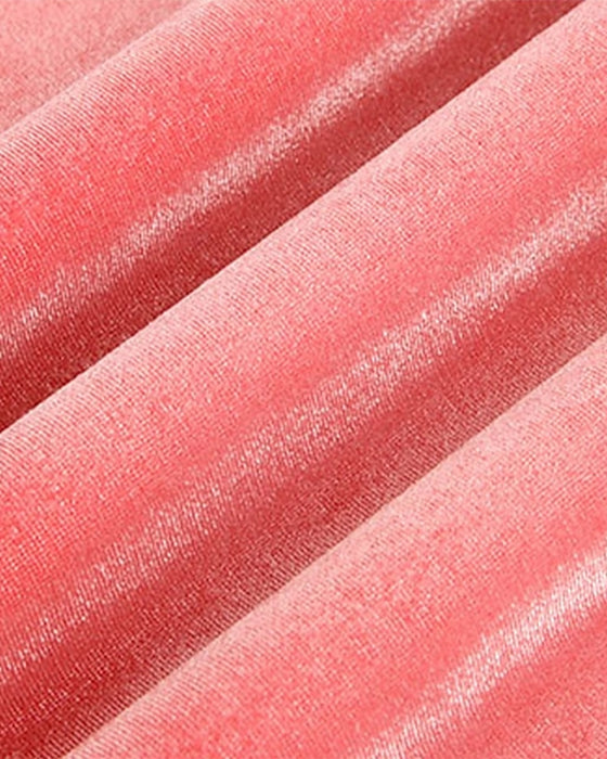 Heren Top Met Comfortabele Passform, Fluwelen Stof En Lange Mouwen