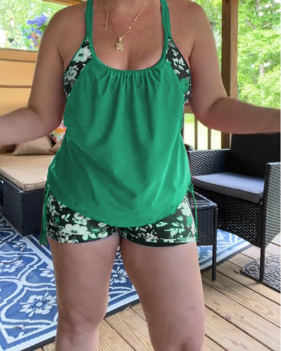 Zwempak Gedrukt Bretels Boxer