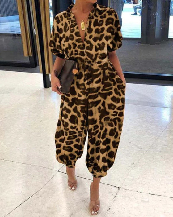 Vintage veelkleurige jumpsuit