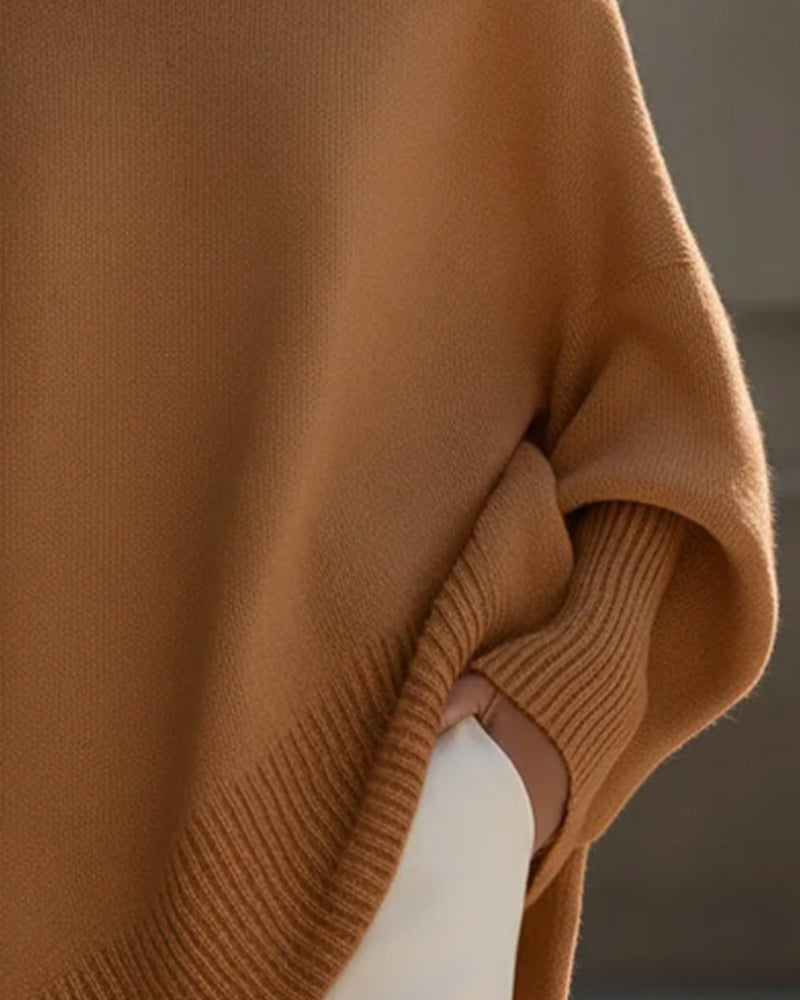 Trui Ronde Hals Loose Middellange