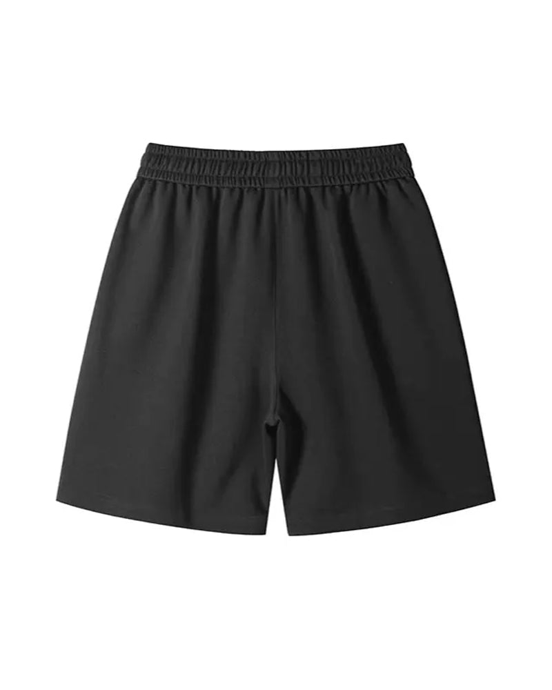 Shorts Casual Rechte Pijp Trekkoord Bermuda