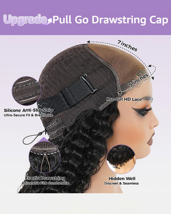 Pruiken Pre Silky Straight Easy Wear Go Glueless