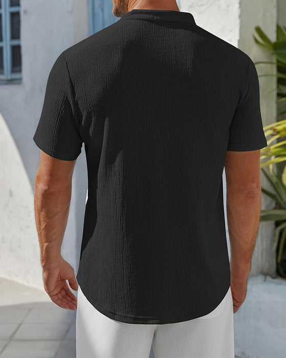 Overhemd Effen Los Henley