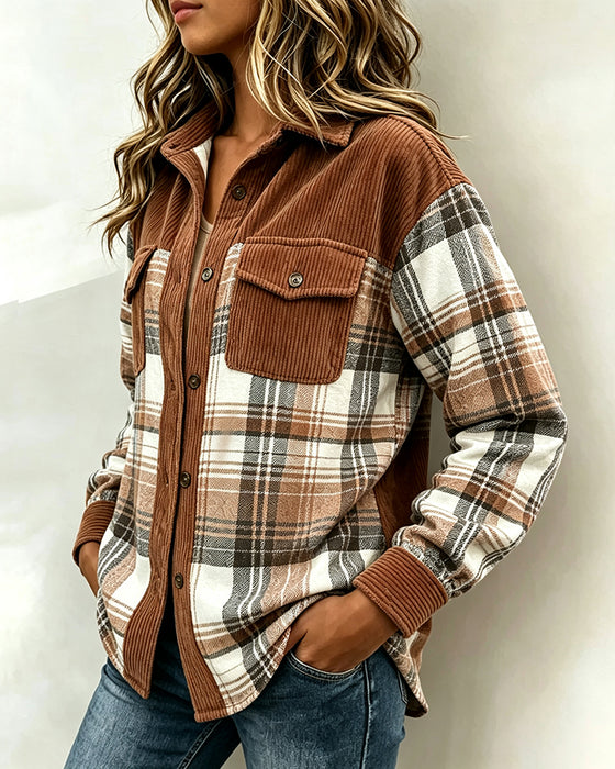Overhemd Ruit Patchwork Zak