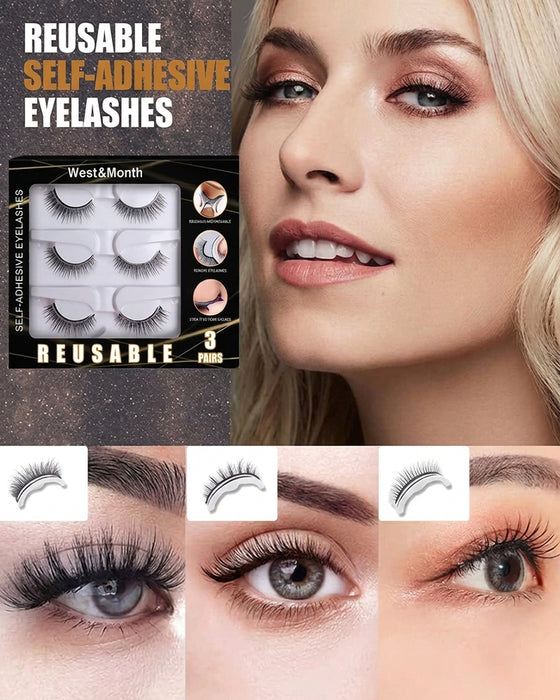 🥳2026 In De Aanbieding 🥳💞 Meer Dan 50.000 Verkocht! 👁️✨ Herbruikbare Zelfklevende Valse Wimpers – Geen Lijm Nodig, Gewoon Aanbrengen En Gaan. Natuurlijke Krul, Herbruikbaar En Gemakkelijk Te Verwijderen. Een Echte Gamechanger In Schoonheid! 💕🌸