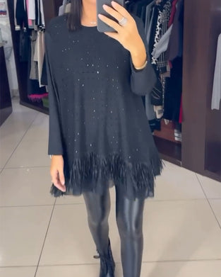 Hem Top Mode Strasssteen