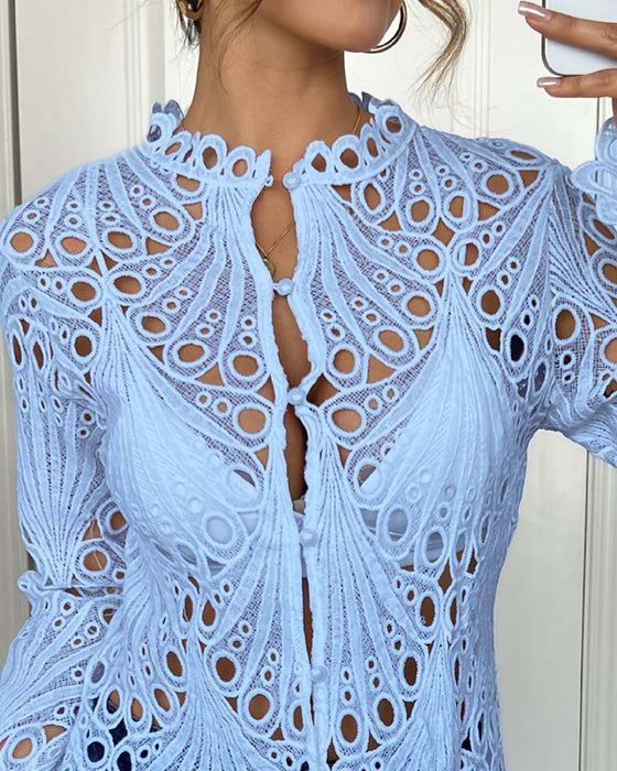 Jas Cut-Out Klokmouw
