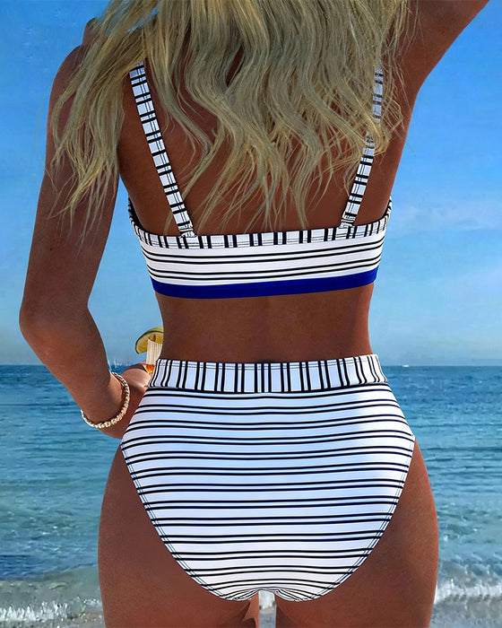 Bikini Gestreept Uitgesneden