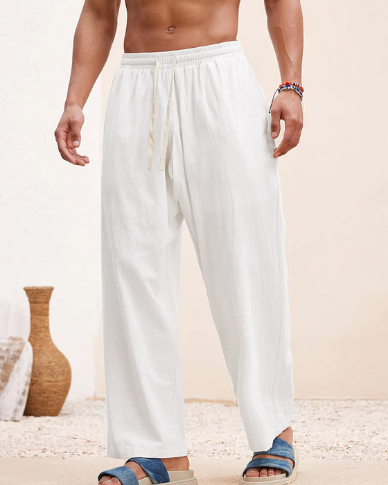 Broek Heren Casual Rechte Pijp