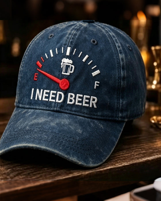 Dashboard Bier Geborduurde Baseball Pet