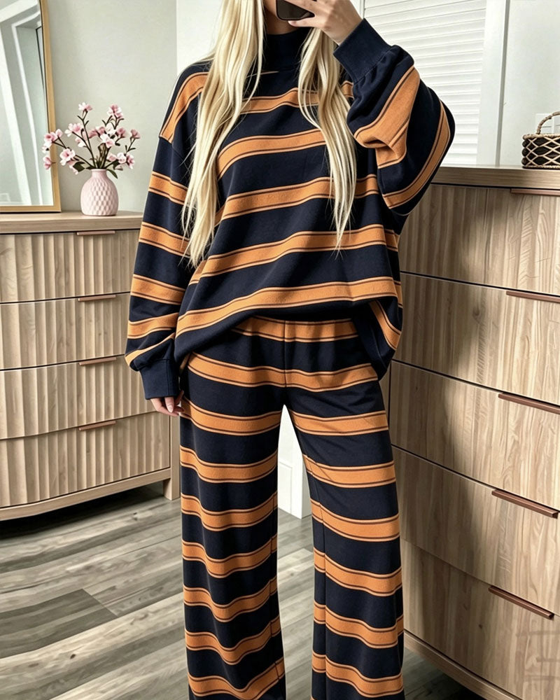 Set Gestreept Dames Casual