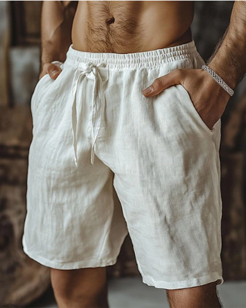 Shorts Trekkoord Elastische Taille