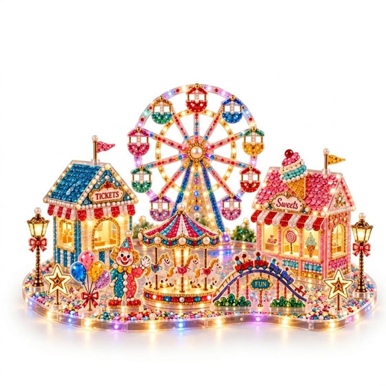 3D LED Kerst Diamantkunst DIY Kit
