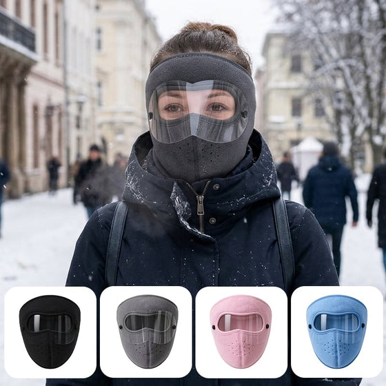 Thermische Oorbescherming Wintergezichtsmasker Met Beschermend Vizier