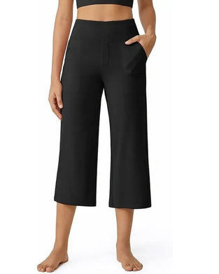 Broek Effen Casual Veelzijdig Cropped