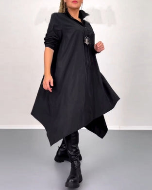 Effen onregelmatige jurk