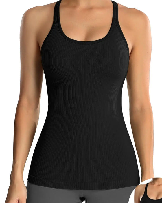 Tanktop Met Ingebouwde Bh En Racerback