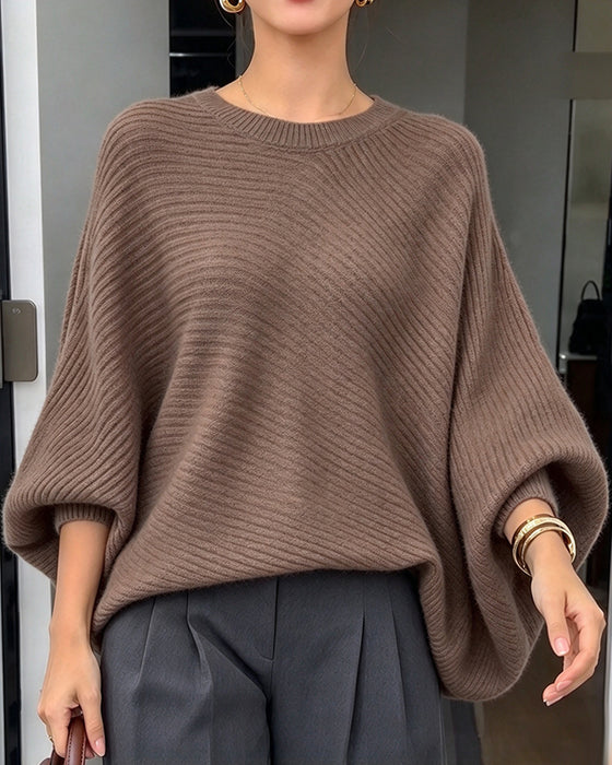 Pullover Stijlvol Vleermuismouw