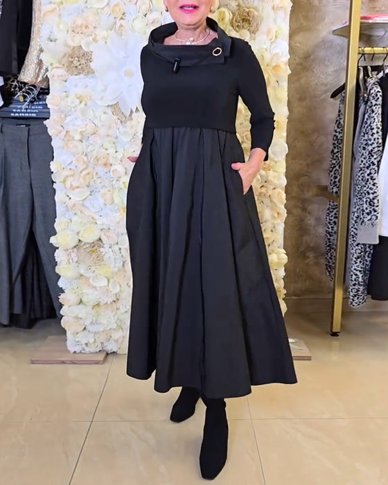 Jurk Fashionable Street Effen A-lijn