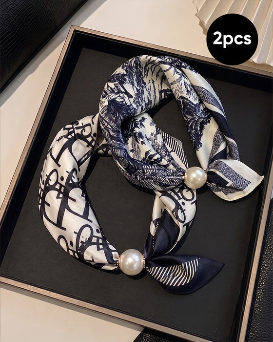 Moeiteloze glamour: Parelsjaal met kliksluiting 🧣