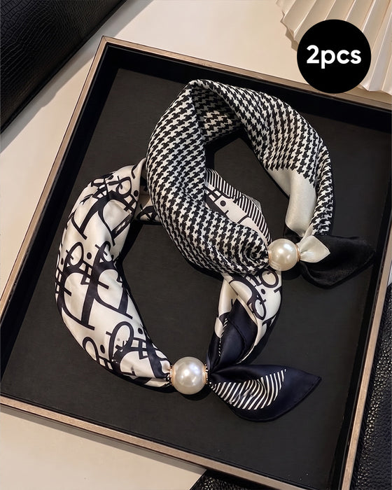 Moeiteloze glamour: Parelsjaal met kliksluiting 🧣