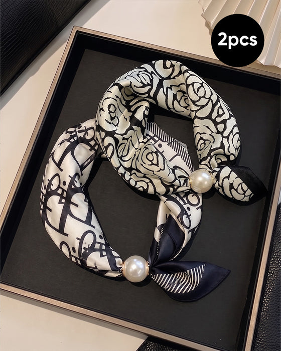Moeiteloze glamour: Parelsjaal met kliksluiting 🧣