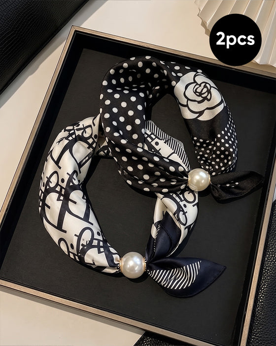Moeiteloze glamour: Parelsjaal met kliksluiting 🧣