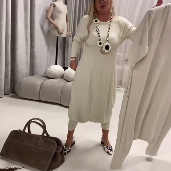 Jumpsuit Effen Kleur Lange Mouwen Casual