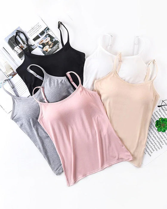 Hemdje met ingebouwde beha