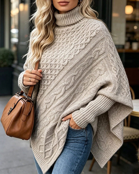 Trui Onregelmatig Effen Pullover