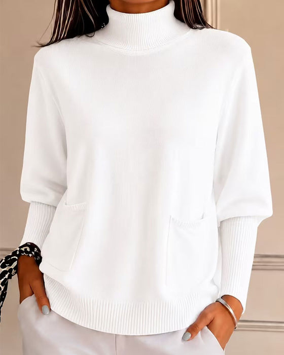 Pullover Turtleneck Zak Effen