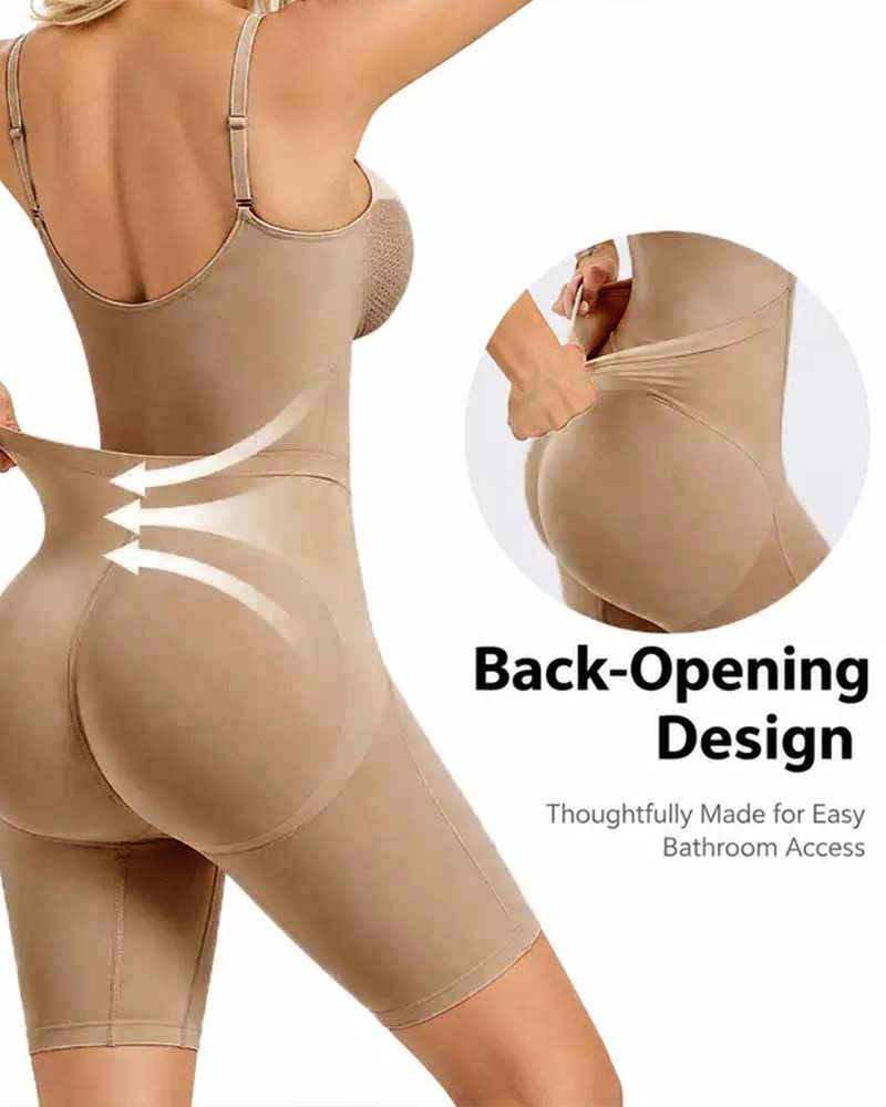 Bodysuit Rugsluiting Mooie Rug Vormend