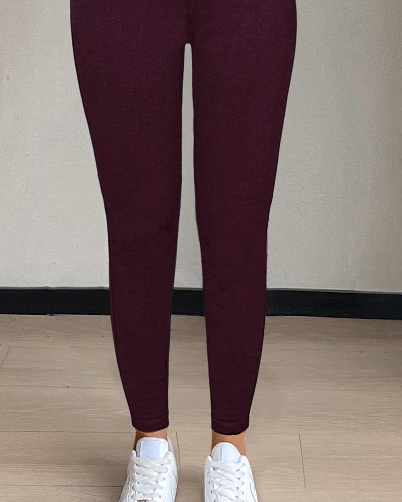 Broek Dames Zak Effen Skinny Casual
