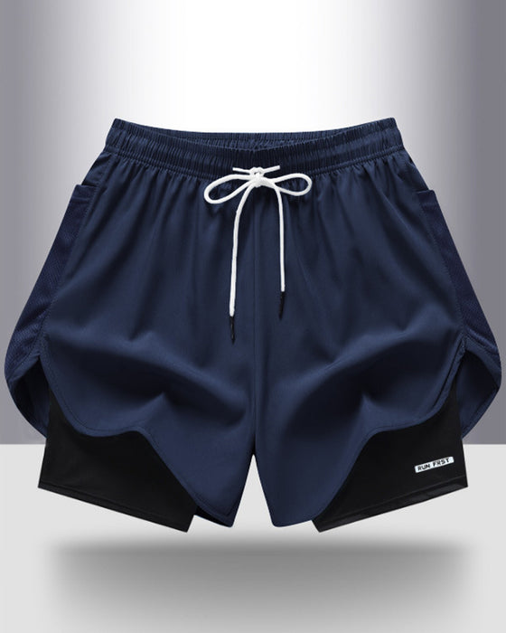 Shorts Ademend Snel Drogend Dubbellaags