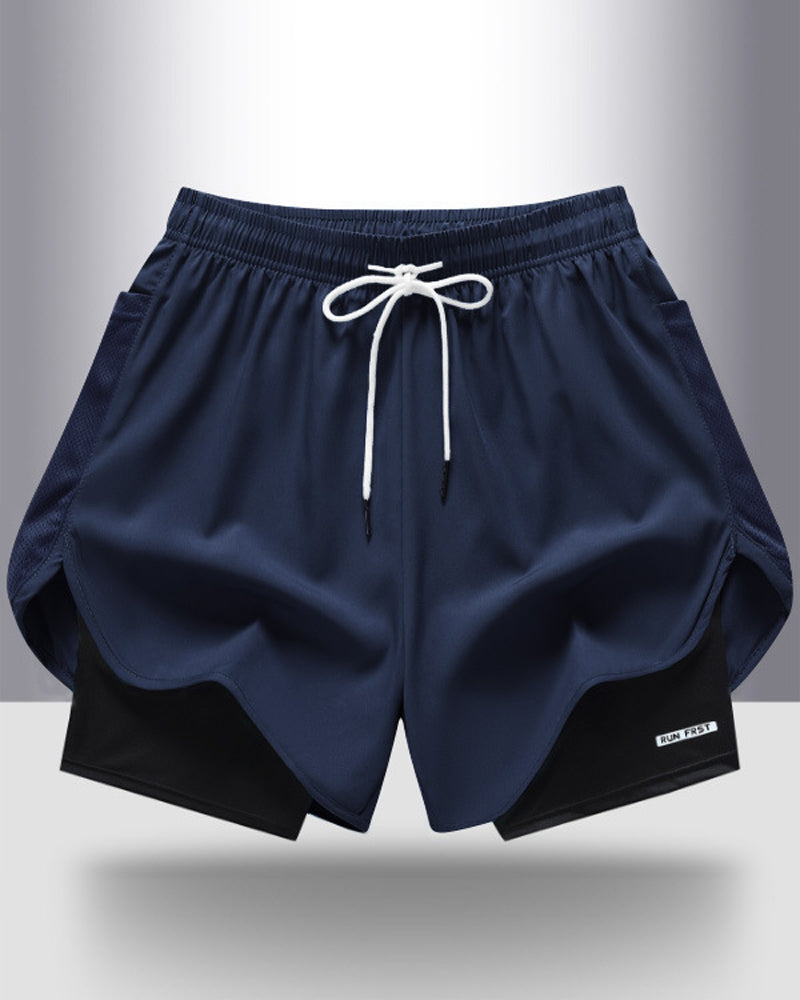 Shorts Ademend Snel Drogend Dubbellaags