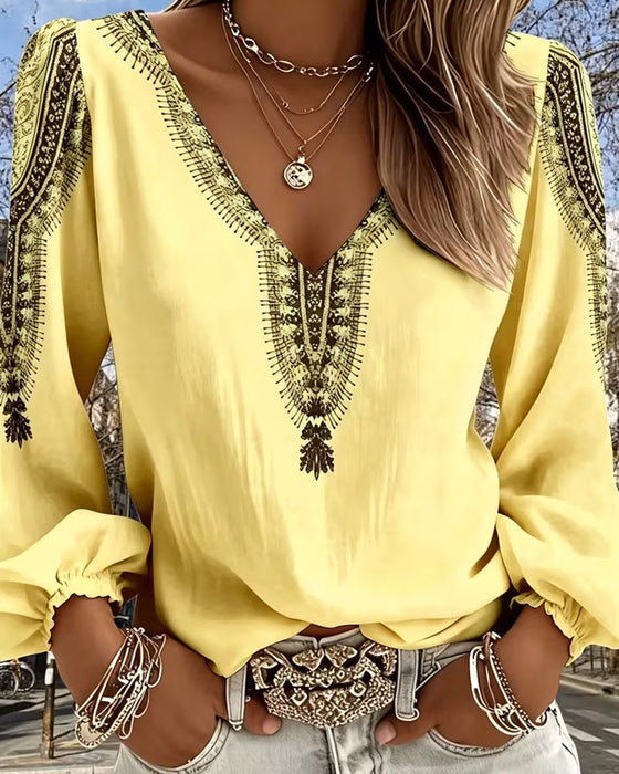 Blouse Pofmouw Bohemien