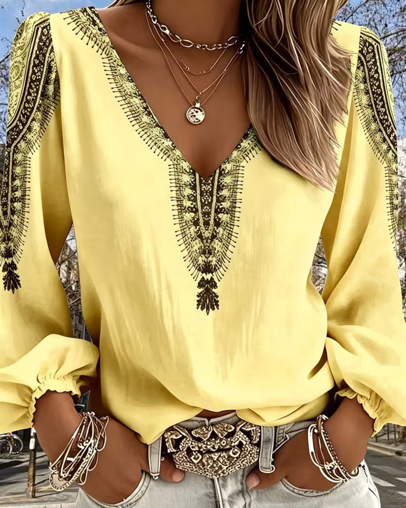 Blouse Pofmouw Bohemien