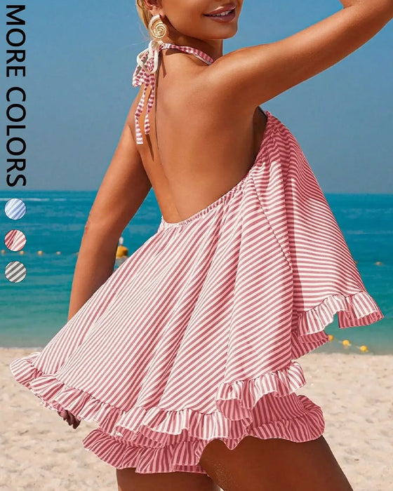 Set Gestreept Halter Rugloos Bandjes