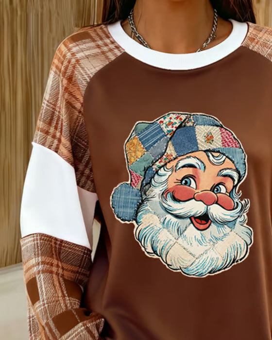 Trui Geruit Kerstprint Los