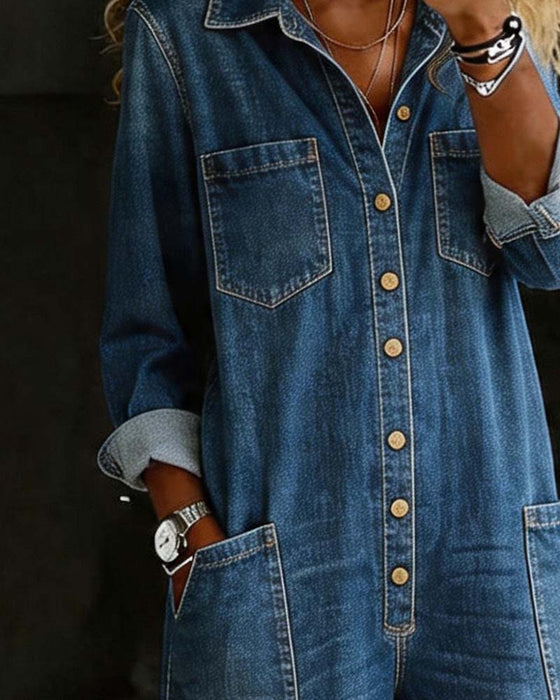 Jumpsuit Cowboy Casual Los Grote Zak