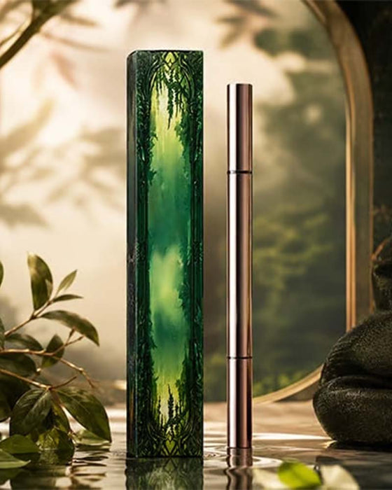 Dual-Tip Vloeibare Eyeliner – Scherpe Vleugels, Geen Uitloop, De Hele Dag 🖊️✨