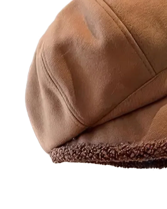 Hoed Dames Effen Pluche Vissershoed Warm