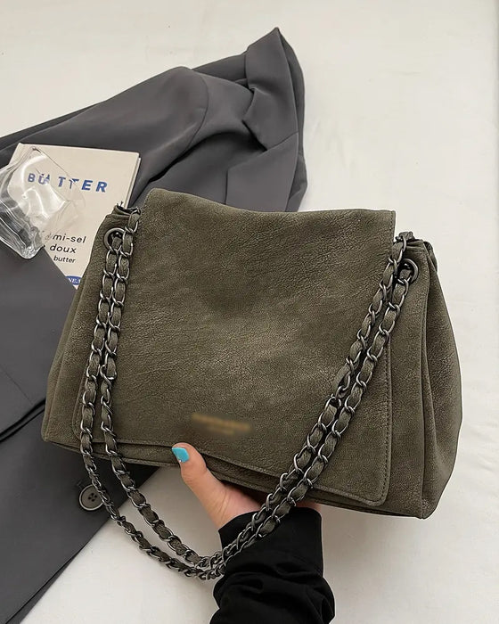 Tas Effen Suède Crossbody Schouder