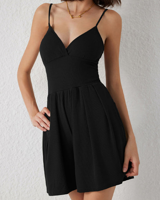 Effen Kleur Casual Jumpsuit