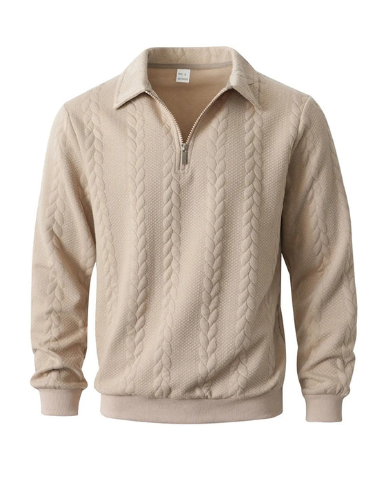 Hoodie Knoopsgat Half Rits Casual