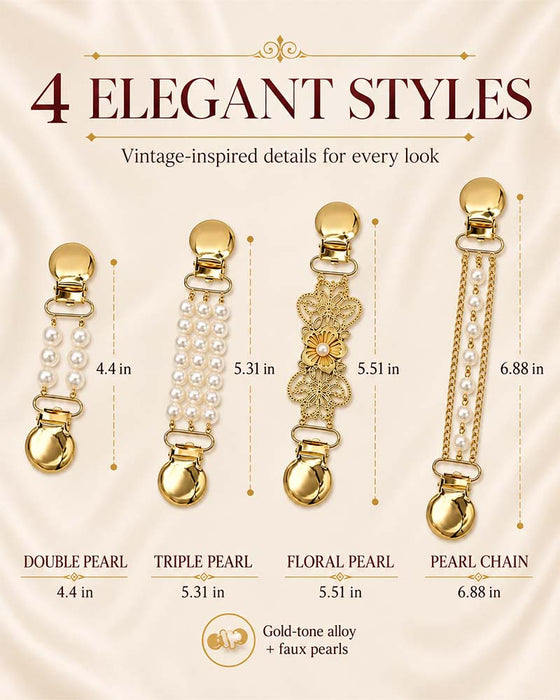 📿Meerdoel Tailklem | Bevestiging Voor Cardigan & Sjaal💎