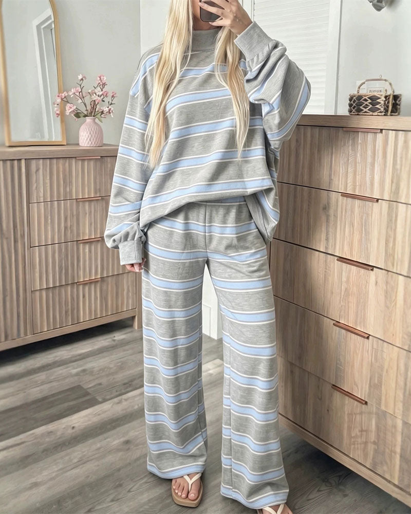 Set Gestreept Dames Casual