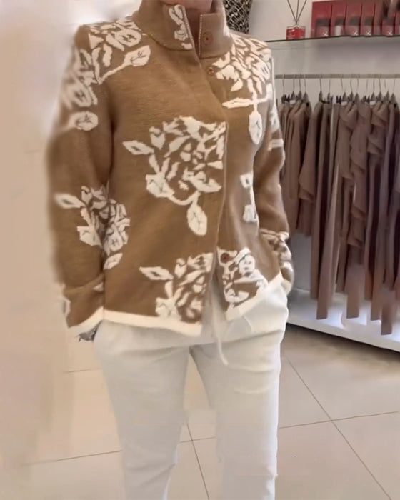 Cardigan Mode Coltrui Jacquard